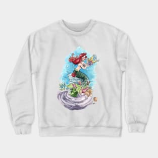 Ariel and Flounder Crewneck Sweatshirt